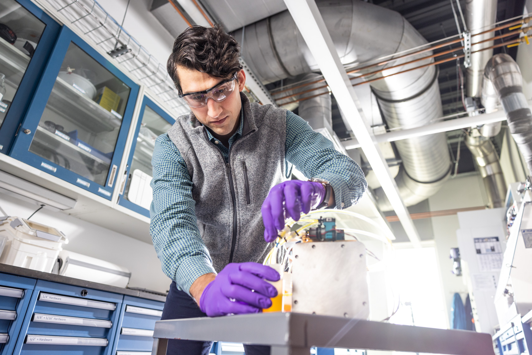 Aerospace manufacturing facility floor documentation